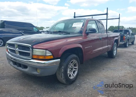 2002 Dodge Dakota Slt from USA, damaged, VIN 1B7GL42X42S536982